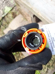 Конектор для поливального шланга Claber 3/4" аквастоп (86050000) фото від покупців 1