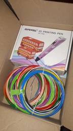 3D-ручка MyRiwell 2 RP100B Yellow з Набором Еко Пластика PLA (189 метрів) 12 різних кольорів та Трафаретами фото від покупців 15