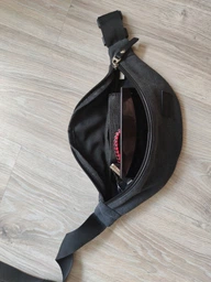 Сумка - бананка на пояс Exodus Leather Canvas P2103Ex021 24 Х 12 Х 6 См Серый фото от покупателей 2