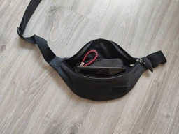 Сумка - бананка на пояс Exodus Leather Canvas P2103Ex021 24 Х 12 Х 6 См Серый фото от покупателей 1