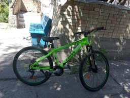 Велосипед Crossride Skyline 26" 15" 2023 Салатовый (0239-150-2) фото от покупателей 7