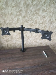 Кріплення для 2-х моніторів ITech MBS-12F настільне 13"-27" навантаження 8кг
