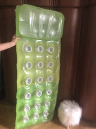 Пляжний надувний матрац із підголівником Intex 58890, 188 х 71 см, рожевий