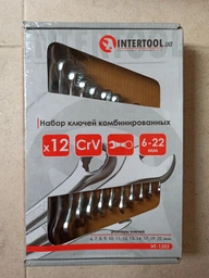 Набір рожково-накидних ключів Intertool 12 шт. (6-22 мм) (HT-1203) фото від покупців 19