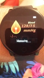 Розумний Фітнес браслет Smart Band B12 темно-синій фото від покупців 2