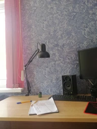 Настольная лампа на струбцине 60W E27 LU-074-1800 ORANGE (Оранжевая) фото от покупателей 4