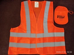 Жилет безпеки світловідбивний Vitol ЖБ006 166Or XXL фото від покупців 6