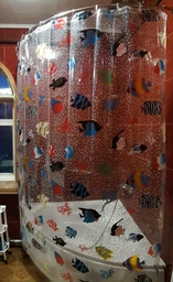 Шторка для ванної та душу Spirella Fish 180x200 см, PEVA (10.21960) фото від покупців 4