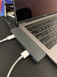 USB хаб на HDMI 2 USB 3.0 2 USB-C Card Reader перехідник для MacBook Pro адаптер USB hub Apple Type-C PAVLYSH PH-09 фото від покупців 11