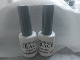 Каучуковая основа, база для гель-лака Грейс Grace Rubber Base Gel 10 мл прозрачная фото от покупателей 8