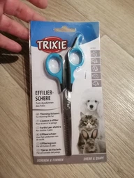 Филировочные ножницы для кошек и собак Trixie для ухода за шерстью 18.5 см (4011905023526) фото от покупателей 1