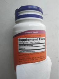 Натуральна добавка NOW Melatonin 3 mg, 60 вегакапсул фото від покупців 13