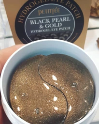 Гідрогелеві патчі для очей Petitfee Black Pearl&Gold Hydrogel Eye Patch Перли-Золото 60 шт (8809239801820) фото від покупців 1
