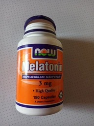 NOW Мелатонін, Melatonin 3 мг - 60 капсул (733739032553) фото від покупців 6