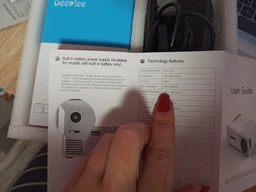 Міні портативний проектор з динаміком мультимедійний Led Projector YG300 Mini Black фото від покупців 8