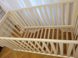 Дитяче ліжечко Верес Соня ЛД 13 Бірюзова без маятникового механізму (13.1.1.20.31) фото від покупців 4