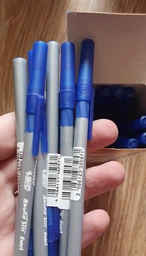 Ручки шариковые BIC Round Stic Exact 4шт синяя (3086123408067) фото от покупателей 2