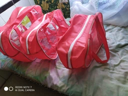 Набор из 3 сумок в роддом EcoNova S+M+XL красный