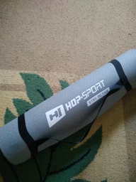 Коврик для фитнеса Hop-Sport TPE 0,6см HS-T006GM желто-серый фото от покупателей 2