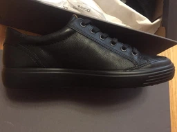 Мужские кеды низкие ECCO Soft 7 M 430304(01001) 48 31 см Черные (809704483733)_3503323 фото от покупателей 2