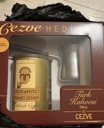 Кофе молотый Kurukahveci Mehmet Efendi Turkish Ground Coffee подарочный набор 250 г фото от покупателей 3