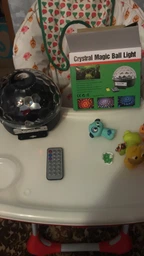 Диско шар MP3 LED Crystall Magic Ball Light с пультом (D-2019090092)
