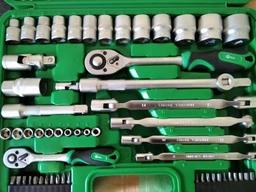 Набір інструментів 1/2" & 1/4", 77 од. INTERTOOL ET-6077