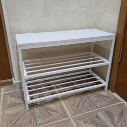 Банкетка универсальная Ferrum-decor Слайм 45x63x26 белый ДСП Дуб Дуб Артизан 16мм (XK00009) фото от покупателей 11