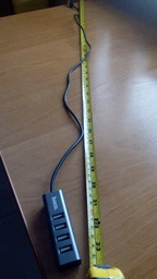 USB-хаб адаптер Hoco HB1 Line Machine Tarnish (5 Вт, 0.8 м, 4 USB) - Темно Серый фото от покупателей 5