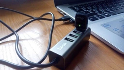 USB-хаб адаптер Hoco HB1 Line Machine Tarnish (5 Вт, 0.8 м, 4 USB) - Темно Серый фото от покупателей 4