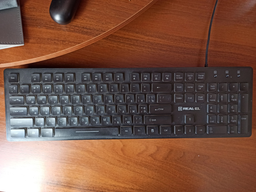Клавиатура проводная Real-El Comfort 7070 Backlit USB (EL123100018) фото от покупателей 11