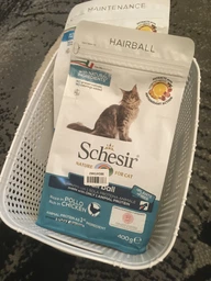 Сухий монопротеїновий корм для котів з довгою шерстю Schesir Cat Hairball 400 г (ШКВВШ0.4) фото від покупців 7