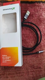 Кабель Grand-X USB - microUSB FM-07 3A 1 м Silver/Black (FM07SB) фото от покупателей 8
