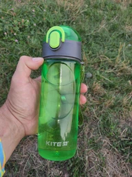 Пляшечка для води Kite K18-400-03, 530 мл, сіра фото від покупців 12