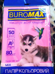 Папір Buromax А4, 80g, NEON+INTENSIVE, 10colors, 20sh (BM.2721820-99) фото від покупців 2