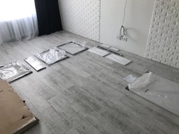 Компьютерный стол Ferrum-decor Кевин 75x120x70 черный ДСП Дуб Сан-Марино 16мм фото от покупателей 14