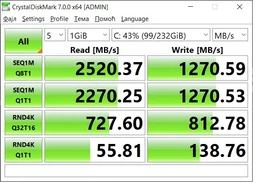SSD диск Kingston KC2000 250GB NVMe M.2 2280 PCIe 3.0 x4 3D NAND TLC (SKC2000M8/250G) фото от покупателей 4