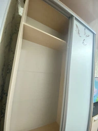 Шкаф купе Luxe Studio Классик-1 Зеркало с Пескоструем-4 1300x2400x450 двухдверный (72853)