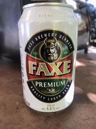 Упаковка пива Faxe Premium світле фільтроване 4.6% 0.33 л х 24 шт. (5741000100486)