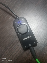 Звуковая карта Ugreen 1м USB-3x 3.5мм minijack с поддержкой микрофона 16 бит/48 кГц TRS Наружный Адаптер Стерео AUX с управлением громкости Универсальный Черный фото от покупателей 1