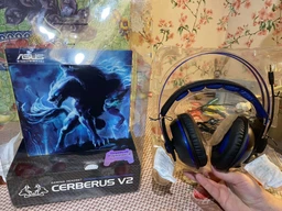 Наушники Asus Cerberus V2 Black-Blue (90YH016B-B1UA00) фото от покупателей 4