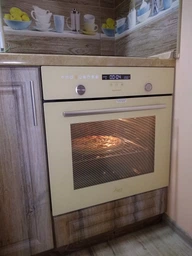 Духовой шкаф электрический Luxor HB 980 Rustic CH песочное стекло, кремовый, слоновая кость, шампань фото от покупателей 2