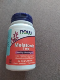 Натуральна добавка NOW Melatonin 3 mg, 60 вегакапсул фото від покупців 9