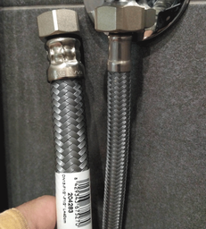 Шланг водяний TUCAI 1/2"x1/2" ВВ 0,6м SUPER антикорозія TAQ HG-1212-600 206790 фото от покупателей 3