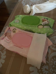 Дитячі вологі серветки Smile baby з екстрактом ромашки, алое і вітамінним комплексом з клапаном 72 шт (4823071653984)