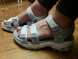 Жіночі сандалі Skechers D`Lites Fresh Catch Black/White 39,5 Чорний 31514-BLK фото от покупателей 2