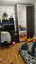 Шафа-купе дводверна Roko 179.2х242х60 см ДСП + Дзеркало Сірий (20200027529)