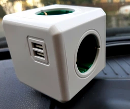 Розгалужувач мережевий Allocacoc PowerCube 4 розетки 2 USB Синій (1202BL/DEOUP) фото від покупців 12