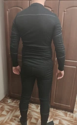 Комплект мужского термобелья Craft Baselayer Set Man 1905332-999975 XS Black DK Grey Melange (7318572958012) фото от покупателей 2