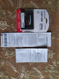 SSD диск Kingston HyperX Fury 3D 120GB 2.5" SATAIII TLC (KC-S44120-6F) фото от покупателей 1